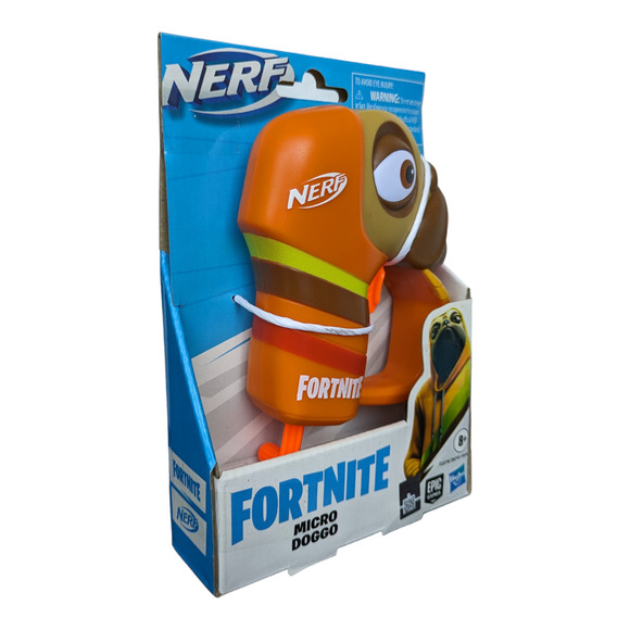 NERF Fortnite Mirco Doggo Dart Gun Microshots Blaster Hasbro Epic Games Pug - Picture 3 of 5